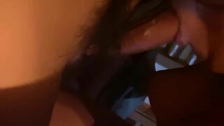 Girlfriend Sucking Whip Cream Off My Cock In A Cabin